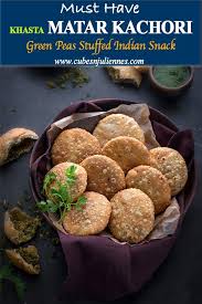 Matar Kachori Peas Kachori Is Delicious North Indian Snack Of Crispy And Flaky Deep Fried Pastry Stuffed With Tangy Indian Snacks Peas Recipe Indian Recipes