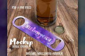Bar Bottle Opener Scene Mockup Mockup Template Mockup Psd Mockup
