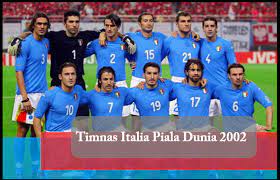 Timnas document.write(neg1eng, ,tnyear);squad jadwal & hasil. Timnas Italia Di Piala Dunia 2002 Yang Tak Berdaya Di Tanah Asia Informasi Umum