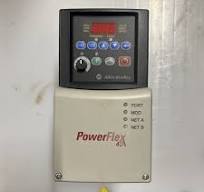 ALLEN BRADLEY 22B-D4P0N104 POWERFLEX 40 2.0HP AC DRIVE W/ ETHERNET CARD  TESTED