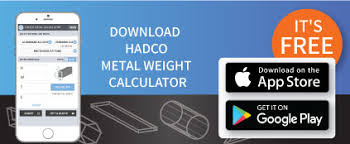 metal weight calculator hadco metal