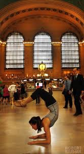 All The World S A Yoga Studio Especially Grand Central Station Yoga Inversions Yoga Inspiration Yoga For All