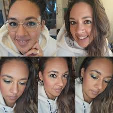 Bronzer, butterscotch, and blondie eye look with sandstone cheeks