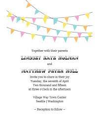 Bunting Banner Invitation Rsvp Free Wedding Cards Free Wedding Invitations Free Wedding Templates