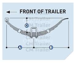 Springs Single Axle Cm Trailer Parts New Zealand Trailer