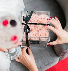 Decouvrez Nos Flowers Box En 2020 Rose Stabilisee Boite Rose Rose Eternelle
