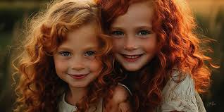 Sister Golden Hair Art for Sale