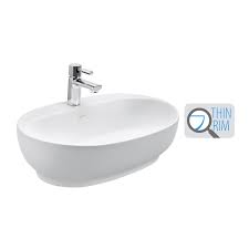 Extreme design, quality raw materials. Buy Cera Oval Cafe Silk Black Table Top Wash Basins Online