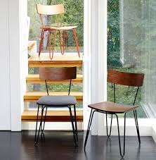 West Elm Hairpin Leg Dining Chair 250 Metal Dining Chairs Dining Chairs Upholstered Dining Chairs