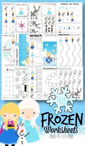 Frozen Worksheets For Kids 123 Homeschool 4 Me