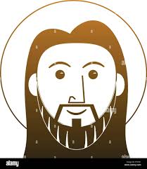 Faith jesus christ long hair hi-res stock photography and images