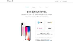 If you got a replacement phone for an existing line, you can activate your new phone online, or you can visit a sprint shop. Apple Begins Selling Unlocked Sim Free Iphone X In The U S 9to5mac