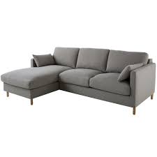 Canape D Angle Gauche Convertible 5 Places Gris Matelas 10 Cm Maisons Du Monde En 2020 Canape Angle Canape Angle Gauche Canape Gris Convertible