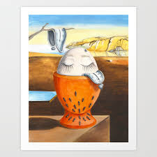 Buñuel's first film, it was initially released in a limited capacity at studio des ursulines in paris, but became popular and ran for eight months. A Boiled Egg According To Salvador Dali Art Print By Natasha Sazonova Society6