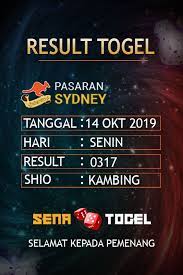 Result Sydneypools Senin 14 Oktober 2019 Sydney Indonesia Tanggal
