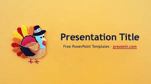 Thanksgiving is a great national and family holiday that is celebrated at the end of november. Thanksgiving Turkey Powerpoint Template Prezentr Ppt Templates