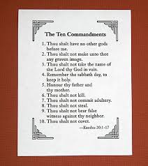 Ten Commandments Bible Printable At Christian Games And Crafts Bible Printables Ten Commandments Craft Bible School Snacks