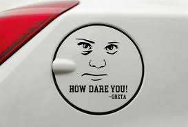 She may only be 16 years old, but she's already inspired a global movement campaigning for more to be done to tackle climate change. Stickers On The Car Just A Relic From The Old Days