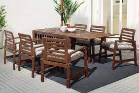 Check spelling or type a new query. Applaro Table 6 Armchairs Outdoor Brown Stained Brown Ikea Outdoor Dining Furniture Wooden Outdoor Furniture Outdoor Wood Dining Table