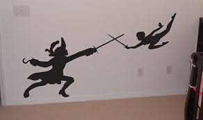 Peterpan Wendy Captainhook Walldecal Vinyldecal Lostboys Otrengraving Disney Wall Decals Wall Decals Peter Pan Nursery