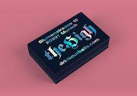 Business cards printed on holographic card stock. 25 Gorgeous Holographic Business Card Designs Bashooka