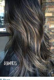 Dark Brown Base With Ash Blonde Bayalage Hair Styles Balayage Hair Hair Color Balayage