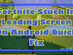 So i downloaded fortnite mobile and downloaded all the ingame data and it worked, but then it got an update and i updated it and downloaded the ingame data but at the end of that it tells me that there's been an error with connecting to the server or something, then when it retries it just gets stuck. Fortnite Stuck In Loading Screen On Android Quick Fix