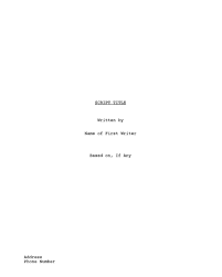 One place for all your favorite fonts. Screenplay Format Made Simple With Examples Careers In Film