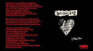 Barker lyrics terms of use. Blink 182 I Miss You Wallpaper By Myfamilysmistake On Deviantart