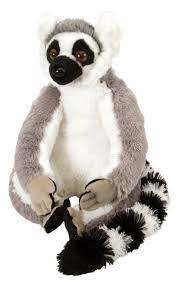 Cuddlekins Ring Tailed Lemur 12 Inch Monkey Stuffed Animal Pet Monkey Plush Stuffed Animals