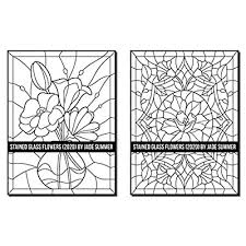 Check spelling or type a new query. Buy Stained Glass Flowers An Adult Coloring Book With 50 Beautiful Flower Designs For Relaxation And Stress Relief Stained Glass Coloring Books For Adults Paperback Large Print March 19 2020 Online In Turkey B0863vq42c