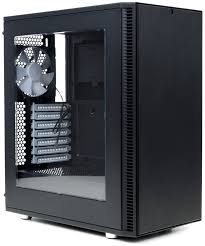 Slightly larger than define mini c, define c comes in with physical dimensions of (lxwxh): Fractal Design S Define C Enclosure Only Slightly Bigger Than A Breadbox Pc Perspective
