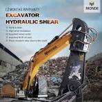 MONDE-Tijeras hidráulicas de demolición para excavadora, nuevas