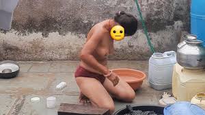 Desi bathroom bathing watch online