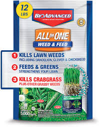 Last friday i put down lesco's granular weed and feed. Amazon Com Bioadvanced 100532518 Bayer All In One Weed Feed With Microfeed Action 12 Lb Weed And Feed 12 Pounds White Garden Outdoor