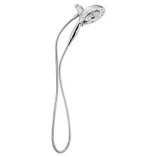 Delta Showerhead Hand Shower In2ition 5 Settings Chrome 75589c Rona Shower Heads Spray Pattern Hand Shower