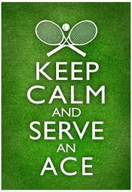 Keep Calm And Serve An Ace Tennis Poster 13 X 19in Tennis Zitate Golf Spruche Und Witzige T Shirts