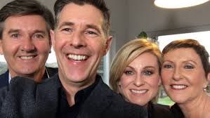 Daniel and Majella O'Donnell pose with kids Siobhan and Michael and two  grandkids- plus their wedding snaps