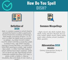 Correct Spelling For Dish Infographic Spellchecker Net