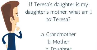 Challenge them to a trivia party! The Answer To Teresa S Daughter Riddle Simplemost