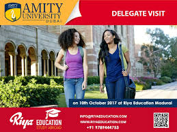 Amity Education Group Dubai Delegate Visit At Riya Education Madurai Come And Meet The Delegate Mr Ponka Amity University Education Educational Consultant