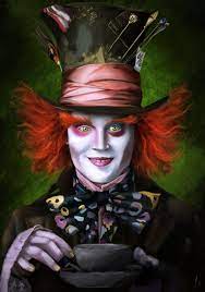 Artstation The Hater Portrait Fanart Sanae Zaki Alice In Wonderland Artwork Alice In Wonderland Drawings Mad Hatter Drawing