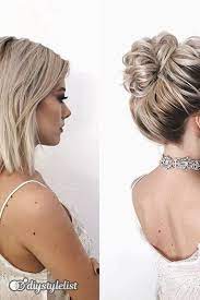 Wedding Hairstyles For Short Hair 2019 The Undercut Bridalhairstylesnaturalcurls Bridalhairstyles Bridal Dogal Sac Kisa Sac Orta Uzunlukta Sac Stilleri