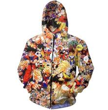 Source discount and high quality products in hundreds of categories wholesale direct from china. Dragon Ball Z Anime Manga Characters Full Print Hoodie Saiyan Stuff