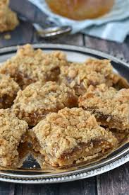 Oatmeal Fig Jam Squares Fig Jam Fig Recipes Jam Cookies