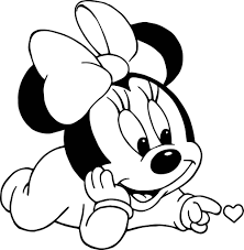 Baby Mickey Daisy Girl Small Heart Coloring Page Wecoloringpage Com In 2020 Mickey Mouse Drawings Minnie Mouse Coloring Pages Mickey Mouse Coloring Pages