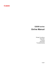 This is a legal agreement (the agreement) between you and canon inc. Canon Pixma G2400 Pixma G2500 User Manual Manualzz