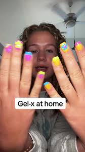 It took so long but I already want to change them 🙈 #gelnails #gelx  #gelxathome #howlongisthisgoingtotake #nails #nailvlog #nailinspo  #summernails #gelxinspo #diygelx #dipnails #acrylicnails #nailtexh ...