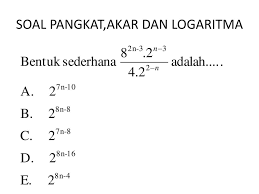 Matematika kelas 9 bilangan bentuk akar aturan pangkat akar dan logaritma ppt download. Soal Soal Matematika Yang Sesuai Dengan Skl Ppt Download