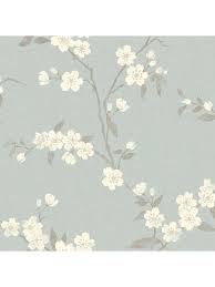 John Lewis Partners Cherry Blossom Wallpaper Putty Cherry Blossom Wallpaper Hall Wallpaper Cherry Blossom
